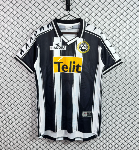 Retro Jersey 1999-2000 Udinese Calcio Home Soccer Jersey Vintage Football Shirt
