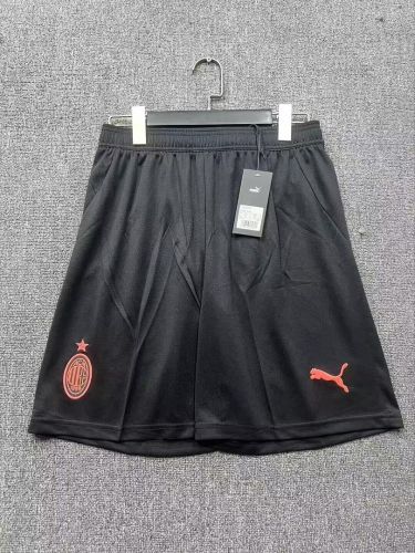 Fan Version 2026-2027 Ac Milan Third Away Black Soccer Shorts Football Shorts