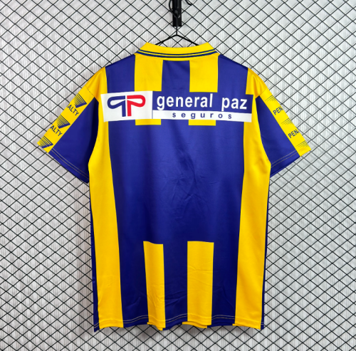 Retro Jersey 1993-1995 Club Atlético Rosario Central Home Soccer Jersey Vintage Football Shirt