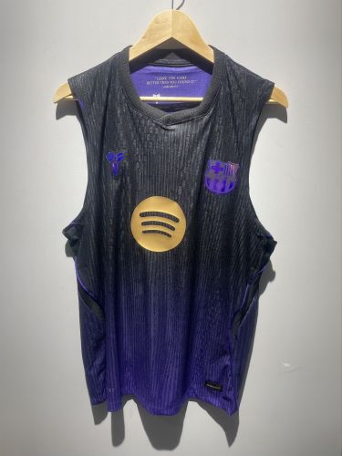 Fan Version 2026-2027 Arsenal Away Black/Purple Soccer Training Vest Football Shirt