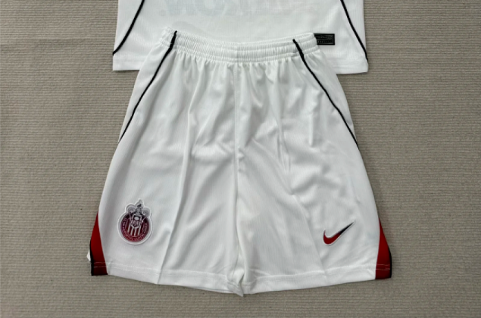 Fan Version 2026-2027 Chivas Away White Soccer Shorts Football Shorts