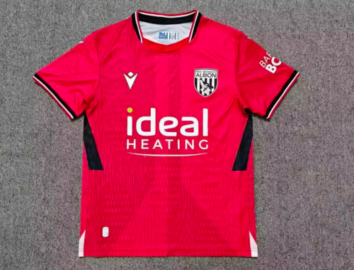 Fans Version 2026-2027 West Bromwich Albion Away Red Soccer Jersey Football Shirt