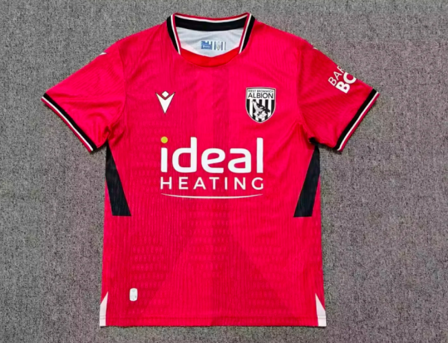 Fans Version 2026-2027 West Bromwich Albion Away Red Soccer Jersey Football Shirt