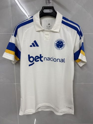 Fan Version 2026-2027 Cruzeiro Third Away White Football Shirt Soccer Jersey