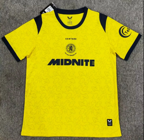 Fans Version 2026-2027 Middlesbrough Third Away Yellow Soccer Jersey Football Shirt