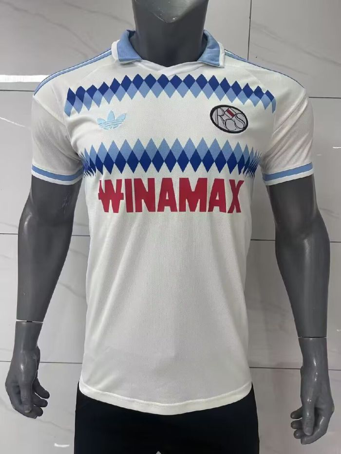 Fan Version 2026-2027 Strasbourg Alsace Away White Soccer Jersey Football Shirt