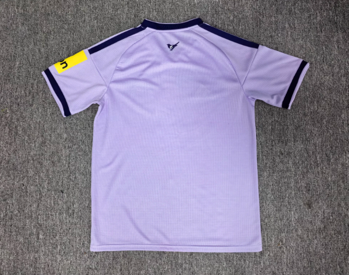 with Sponor Logo Fan Version 2026-2027 Newcastle United Third Away Purple Soccer Jersey Football Shirt