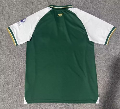 with EPL+no room for rasicm Patch Fan Version 2026-2027 Arsenal Green/White Special Edition Soccer Jersey Football Shirt