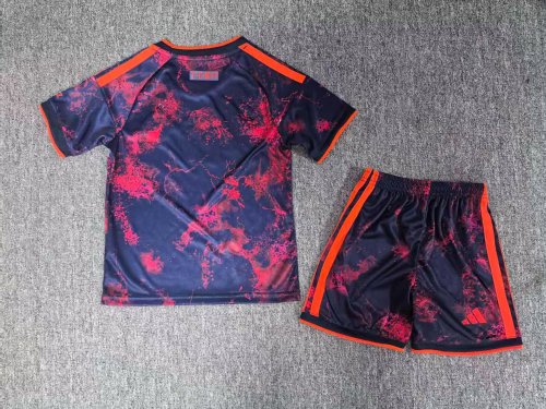 Youth Uniform Kids Kit 2026-2027 Bayern Munich Third Away Soccer Jersey Shorts Child Football Set