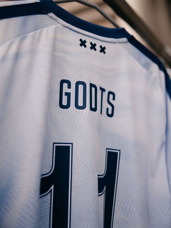 with Team Rock Stars It+Olympia Logo Fans Version 2026-2027 Ajax GODTS 11 Third Away Soccer Jersey Football Shirt