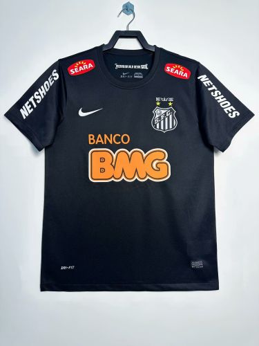 Retro Jersey 2012-2013 Santos Black Soccer Jersey Vintage Football Shirt