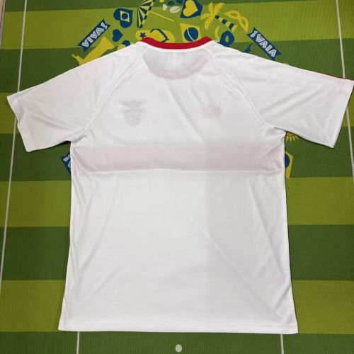 Fan Version 2026-2027 Benfica White/Red Retro Model Soccer Jersey Football Shirt