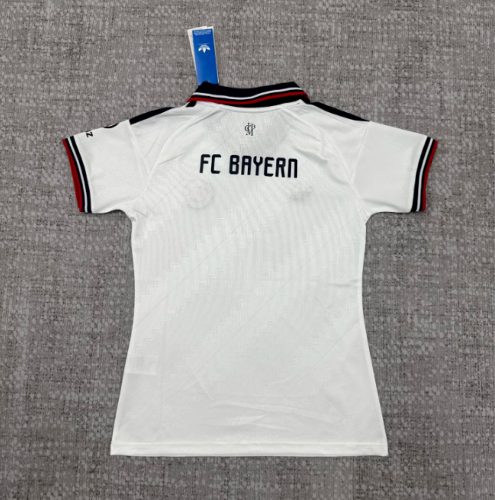 Women 2026-2027 Bayern Munich Away White Soccer Jersey Girl Football Shirt