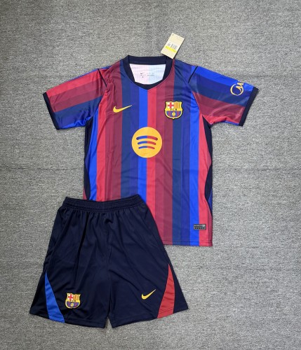 Adult Uniform Barca Camisetas de Futbol 2026-2027 Barcelona Home Soccer Jersey Shorts