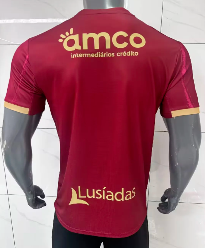 Fans Version 2026-2027 Braga Away Red Soccer Jersey Football Shirt