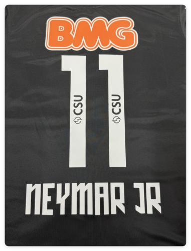 Retro Jersey 2012-2013 Santos NEYMAR JR 11 Black Soccer Jersey Vintage Football Shirt