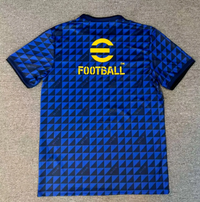 Fan Version 2026-2027 Inter Milan Blue Soccer Training Jersey Inter Football Shirt