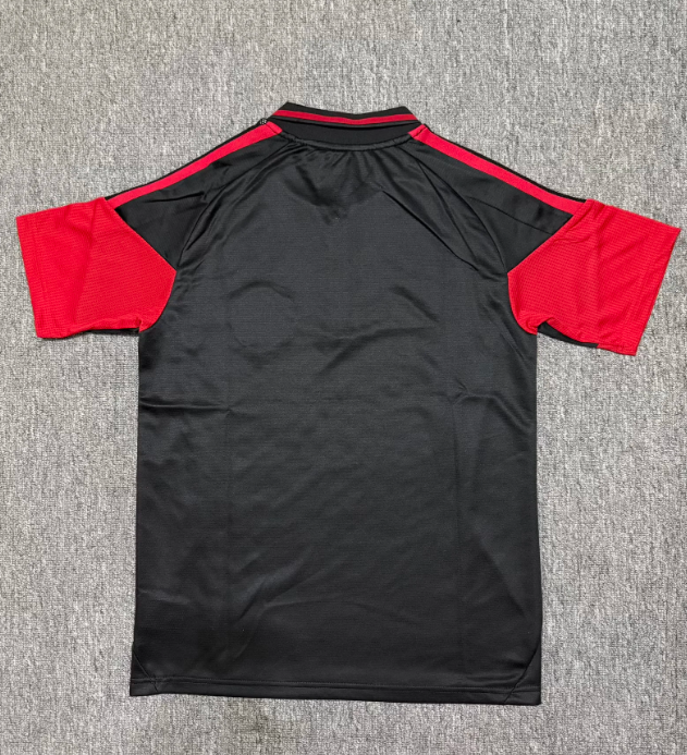 Fan Version 2026-2027 Manchester United Black/Red Soccer Polo