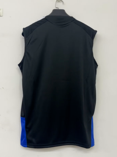 Fan Version 2026-2027 Leeds United Black/Blue Soccer Training Vest Football Shirt