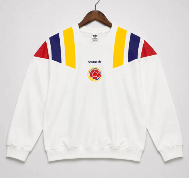 2026 Colombia White Soccer Training Jersey Football Sweater