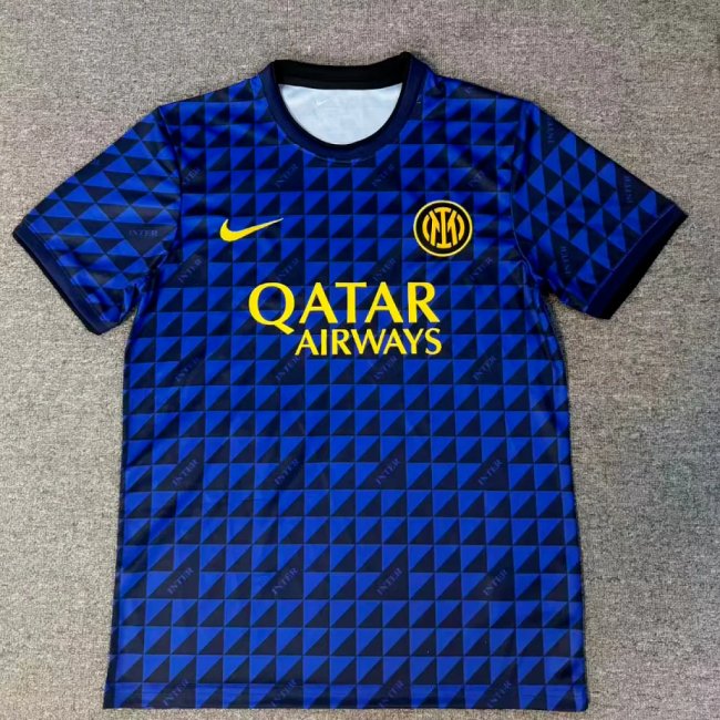 Fan Version 2026-2027 Inter Milan Blue Soccer Training Jersey Inter Football Shirt