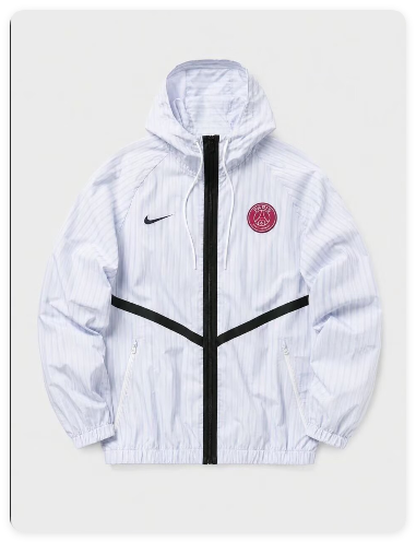 2026-2027 PSG White Soccer Windbreaker Jacket Football Jacket