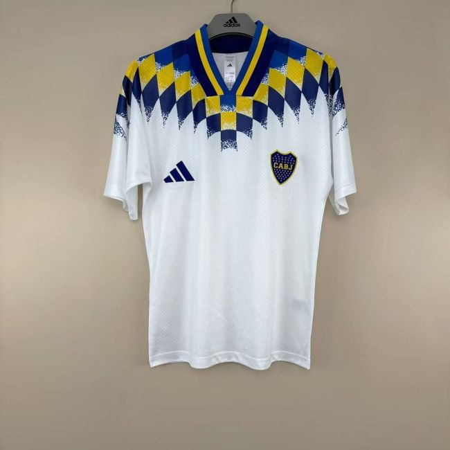 Fan Version 2026-2027 Boca Juniors White Retro Model Soccer Jersey Football Shirt