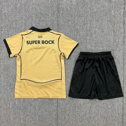 Youth Uniform Kids Kit 2026-2027 Sporting Lisbon Away Soccer Jersey Shorts Child Football Set