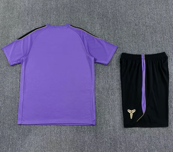 Adult Uniform 2026-2027 Barcelona Purple Soccer Training Jersey and Shorts Football Kits