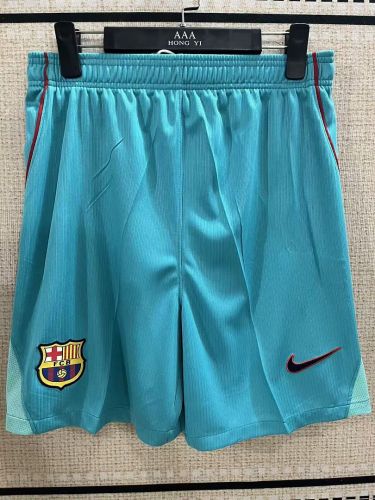 Fan Version 2026-2027 Barcelona Third Away Green Soccer Shorts Football Shorts