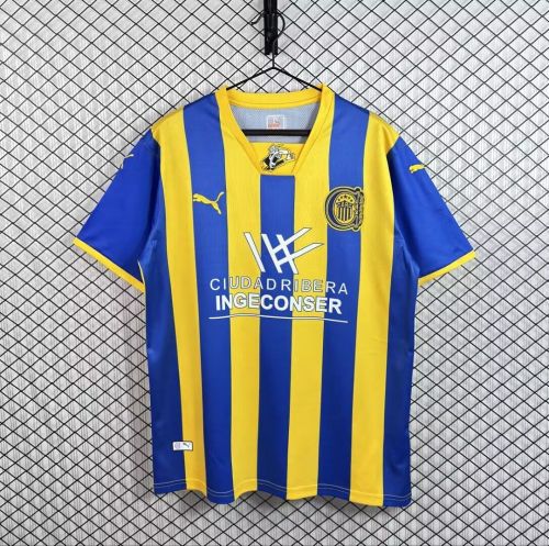 Retro Jersey 2009-2011 Club Atlético Rosario Central Home Soccer Jersey Vintage Football Shirt