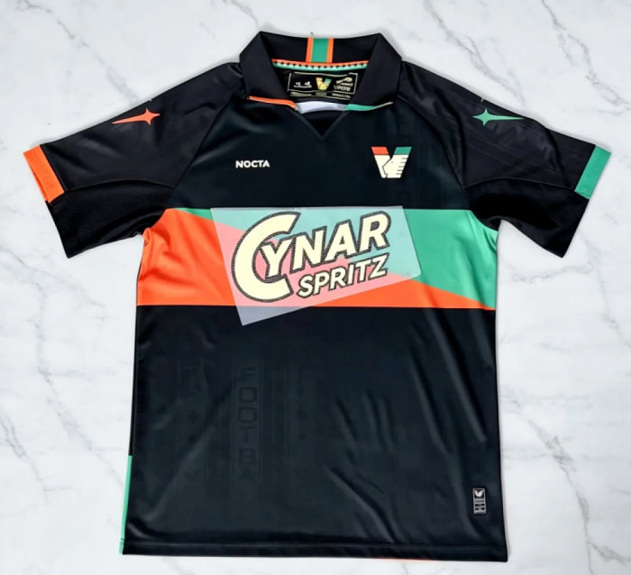 with CYNAR SPRITZ Logo Fan Version 2026-2027 Venezia Home Soccer Jersey Venice Football Shirt