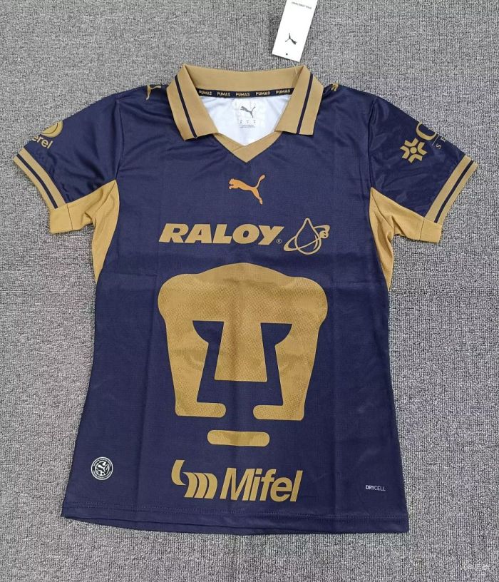 Women 2026-2027 Pumas Home Soccer Jersey Girl Football Shirt