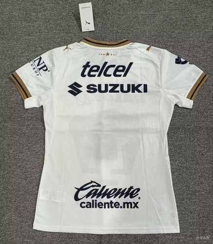 Women 2026-2027 Pumas Away White Soccer Jersey Girl Football Shirt