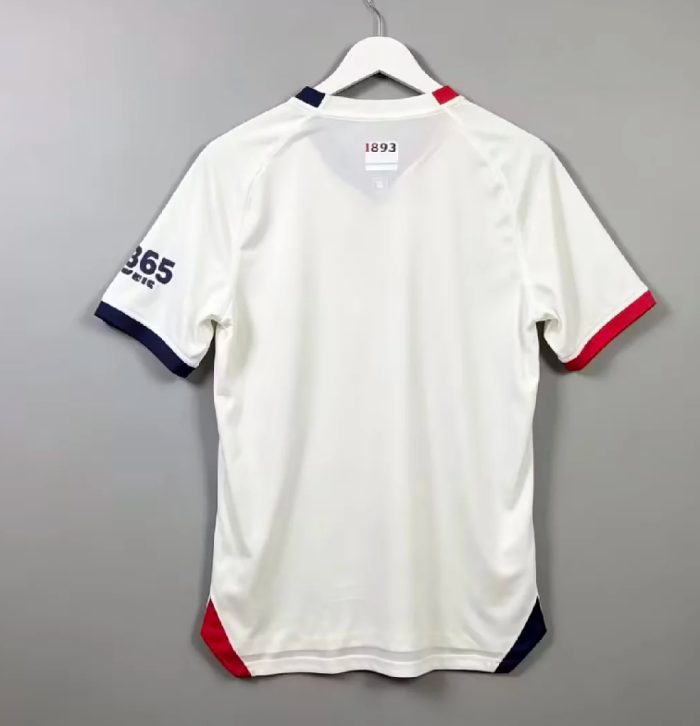 Fan Version 2026-2027 Genoa Away White Soccer Jersey Maillot de Foot