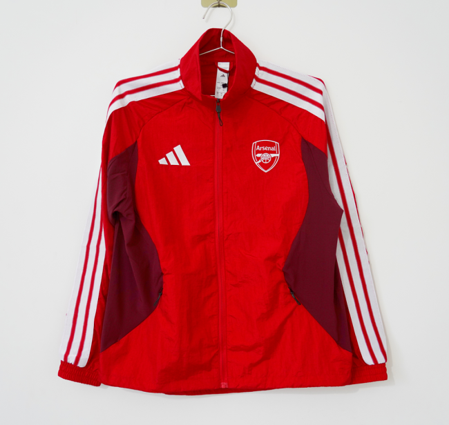 2026-2027 Arsenal Red Soccer Windbreaker Jacket Football Jacket
