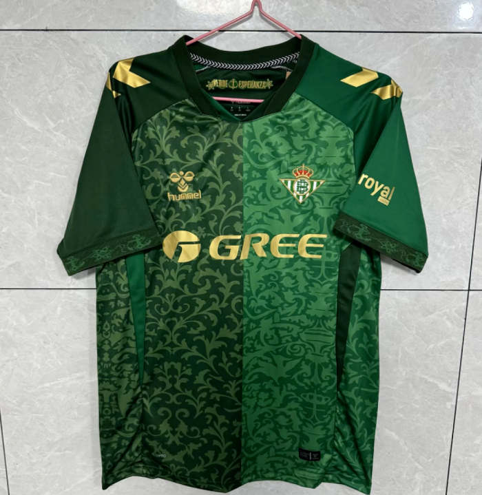 Fan Version 2026-2027 Real Betis Away Green UCL Version Soccer Jersey Football Shirt