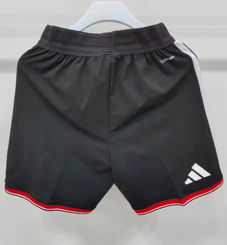 Player Version 2026-2027 Manchester United Black Soccer Shorts Football Shorts