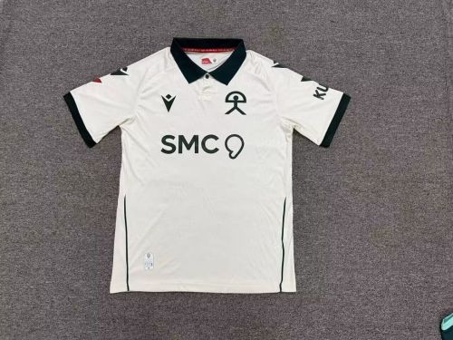 with LALIGA Patch Fan Version 2026-2027 Almeria Away White Soccer Jersey Football Shirt