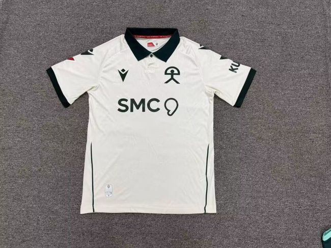 with LALIGA Patch Fan Version 2026-2027 Almeria Away White Soccer Jersey Football Shirt