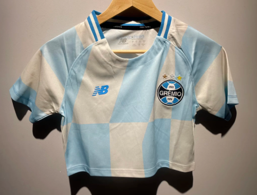 Women 2026-2027 Gremio Away Crop Soccer Shirt Girl Football Jersey