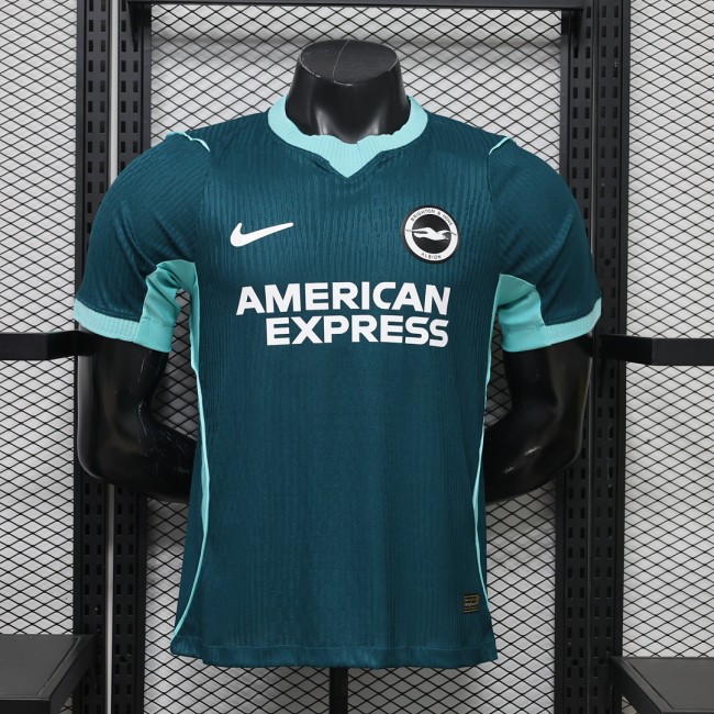 Player Version 2026-2027 Brighton & Hove Albion Third Away Green Soccer Jersey Football Shirt
