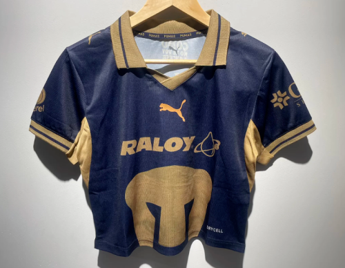 Women 2026-2027 Pumas Home Crop Soccer Shirt Girl Football Jersey