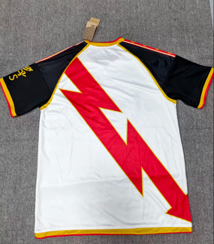 Fans Version 2026-2027 Rayo Vallecano Home Soccer Jersey Football Shirt