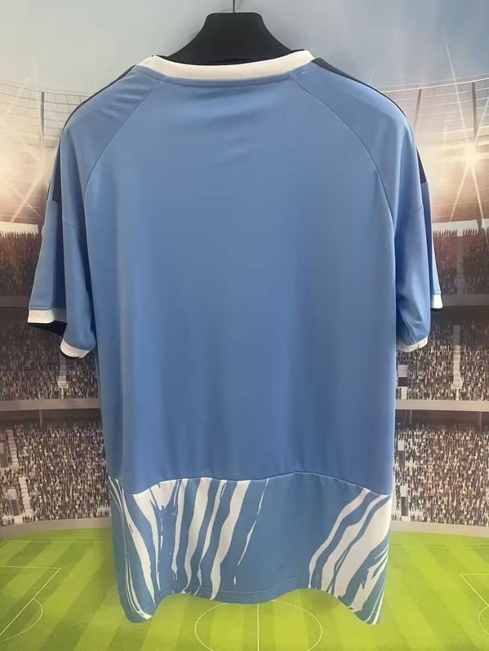 without Sponor Logo Fans Version 2026-2027 Nottingham Forest Third Away Blue Soccer Jersey Football Shirt