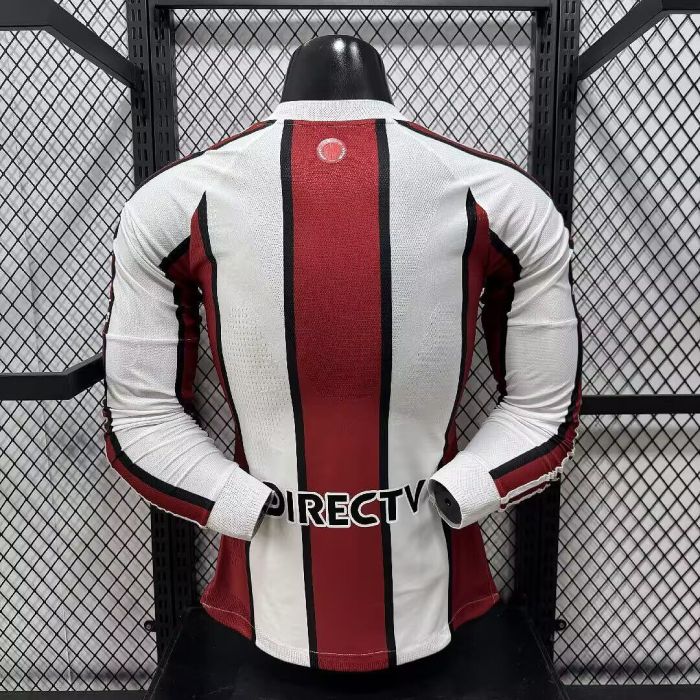 with Sponor Logo Long Sleeve Player Version 2026-2027 River Plate Away Soccer Jersey Football Shirt