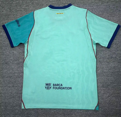 Barca Camisetas de Futbol Fans Version 2026-2027 Barcelona Third Away Green Soccer Jersey