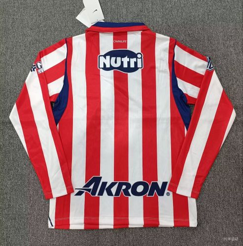 Long Sleeve Fan Version 2026-2027 Chivas Home Soccer Jersey Football Shirt