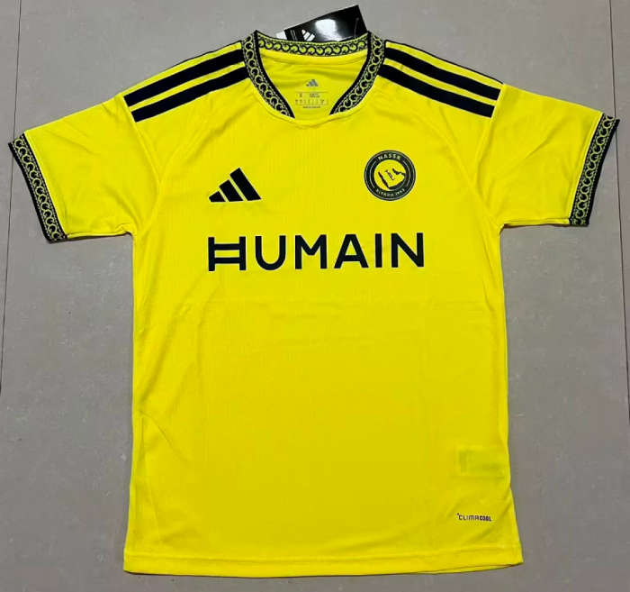 Fans Version 2026-2027 Al Nassr Home Soccer Jersey Riyadh Victory Football Shirt