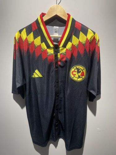 Fan Version 2026-2027 Club America Aguilas Black MLB Jersey